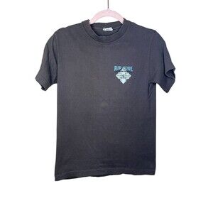 Vintage Y2K Rip Curl Surf Rare Big Logo Beach‎ Skateboarding T-Shirt Brown Small